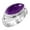 Amethyst, variant on 925 Sterling Silver Ring Gold Stone Handmade Jewelry