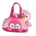 thumbnail image 1 of Aurora World Fancy Pals Sac à Main pour Animaux Pompon Penguin, Rose, 1 of 1