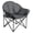 Grey, variant on BOBOKY Oversized Camping Chair, Outdoor Padded Folding Chair with Cup Holder, Moon Round Saucer Club Chair, Outside Foldable Camp Chair with Carry Bag for Picnic, Fishing, Hiking, Beach (1, Red)
