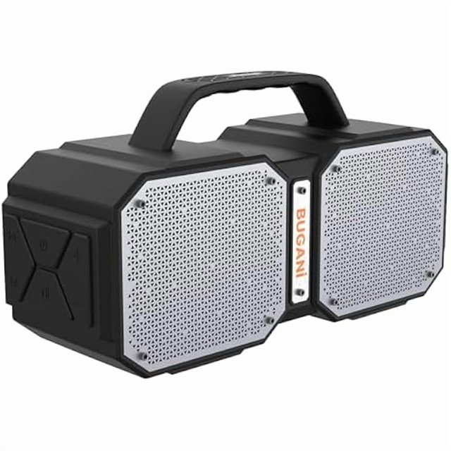 wonima11 Bluetooth Speaker, Shock Portable Bluetooth 5.3, Waterproof, Wireless Speakers, 60W Super Power, Outdoor Speaker, Black (New Model)