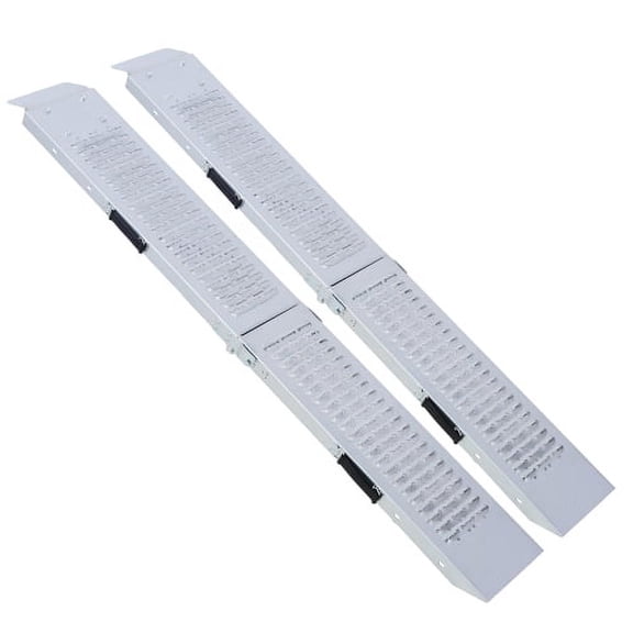 Loading Ramps Pack of 2 Folding Ramp, 950 lbs Max Folding Ramp for Moto and Bike Access ramp, Resistant and Convenient Size 63''