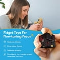 thumbnail image 4 of PILPOC theFube Infinity Cube Fidget Desk Toy - Aluminum Infinite Magic Cube , Sturdy, Heavy, Relieve Stress and Anxiety, for ADD, ADHD, OCD (Silver), 4 of 7