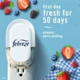 thumbnail image 5 of Febreze Plug In Air Freshener, Odor-Fighting Scented Oil Refill, Summer Berry Picking, 2 Refills, 5 of 11