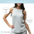 thumbnail image 2 of Hello Mello CuddleBlend Lounge Tank Top Relaxed Fit Pajama Top, Gray Medium (Women's), 2 of 9