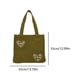 thumbnail image 2 of Bolso Hombro para Mujer Hueco Playa Informal Verano Ganchillo () Verde, 2 of 9
