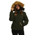 thumbnail image 3 of Wantdo Women's Winter Jacket Quilted Winter Puffer Coat Warm Jacket with Hood Army Green M, 3 of 8