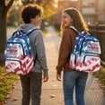 thumbnail image 2 of XYZCANDO American Bow 4Pcs School Backpack Set with Portable Lunch Bag Multifunctional Pencil Case Water Bottle Bag Carrier for Elementary Middle School Students, 2 of 7