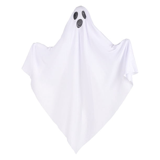 Decoraciones de Halloween, adornos de Halloween, regalos de Halloween. Pequeños fantasmas blancos espeluznantes para Halloween que cuelgan para decorar el patio, el porche, el interior y el exterior.