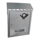 thumbnail image 4 of Buzón de correo de pared con cerradura de hierro, decorativo, para negocios plata, 4 of 9