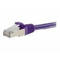thumbnail image 2 of C2G 15ft Cat6 Ethernet Cable - Snagless Shielded (STP) - Purple - Patch cable - RJ-45 (M) to RJ-45 (M) - 15 ft - STP - CAT 6 - molded, snagless, stranded - purple, 2 of 3