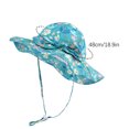 thumbnail image 4 of Ausyst Baby Hats Clearance! Toddler Baby Summer Sun Protection Fashion Print Bow-hat Cute Sunscreen Hat Cap Toddler Hat, 4 of 9