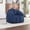 Dark Blue, variant on 39" Corduroy Plush Bean Bag Chair, Plush Bean Bag Sofa with High Density Foam, Bean Bag Lounger with Armrests for Living Room, Beige