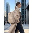 thumbnail image 6 of Spencer Travel Backpack for Womens, Nylon Backpack Shoulder Bag, Ladies Lightweight Casual Daypack 15.6 Inch Laptop Backpack, White, 6 of 10