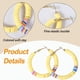thumbnail image 3 of Pendientes para mujer con cuentas de arco iris, pendientes de verano, playa, para niñas, regalos de fiesta de vacaciones, 2 pares, 3 of 5