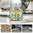 thumbnail image 6 of Yayeee Ashtray with Lid for Cigarette Smokeless Stainless Steel Home Ash Holder, Beige Clover Pattern, 6 of 7