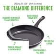 thumbnail image 4 of Greenlife Diamond Ceramic Non-stick 13 Piece Cookware Set, Black, 4 of 10