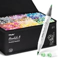 thumbnail image 1 of Set de Marcadores Recargables a Base de Alcohol Ohuhu Honolulu B 320 Colores, 1 of 9
