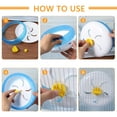 thumbnail image 3 of Howish Pet Exercise Wheel 6.9" Silent Hamster Exercise Wheel Toy for Small Animals (Blue)(6.89"X6.89"X2.36"), 3 of 8