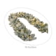 thumbnail image 3 of Navidad Simulation Snow Frost Pines Branch Rattan Light Holiday Wall Gate Fence Staircase Decoration Rattan Size 78.7 Inches, snow pine branch fence, holiday staircase decoration, snowflake, 3 of 7
