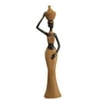thumbnail image 2 of African Tribal Lady Statue Resin Ornament Hand Crafted Decorative Collectible Art Piece for Family and Friends Multipurpose B, 2 of 8