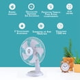 thumbnail image 4 of Ventilador De Escritorio Dosyu Abanico De Mesa Oscilatorio 5 Aspas 3 Velocidades, 4 of 5