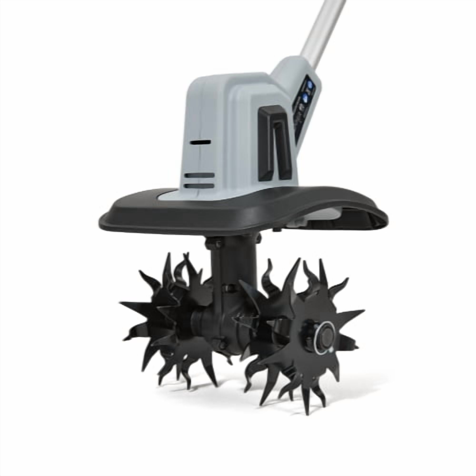 Dapper Supply 20V Cordless Tiller Cultivator, 360RPM Electric Garden Tiller with 2.0Ah Battery & Charger, 9" Tilling Width, 6.6" Depth, Ideal for Lawn, Garden Beds, and Soil Cultivation