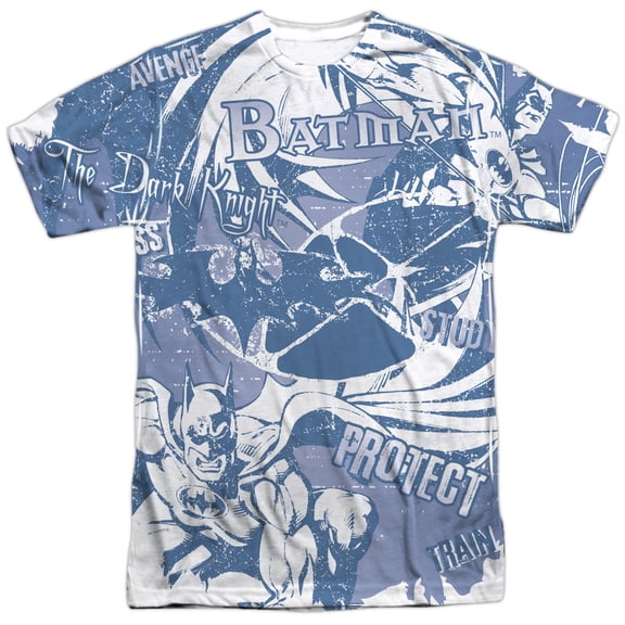 Batman Men's Dark Protector Sublimation T-shirt White