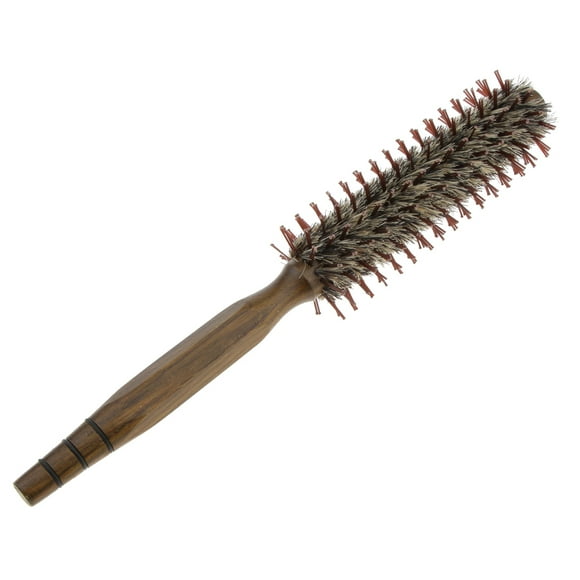 Cepillo de pelo de madera antiestático cómodo y resistente Sunnimix Cepillo redondo de madera