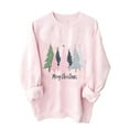 thumbnail image 2 of ‌FDGIU Women's Christmas Sweatshirt 2025 – Fleece Lined Pullover, Merry & Bright Holiday Top, 2 of 5