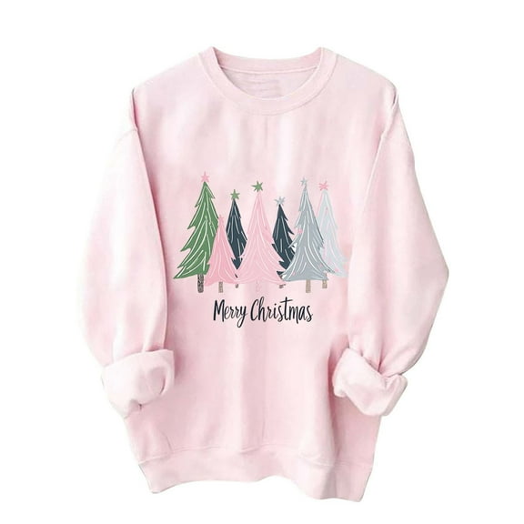 My Items Talove Long Sleeve Shirts for Women Graphic Printed Sweatshirt Women Fall Clothes Casual Crewneck Tee Womens Tops Long Sleeve Cotton Christmas Shirts