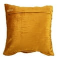 thumbnail image 2 of Custom Pillow Case, Decorative Pillow Cover, Couch Sofa, Bed Pillow Cover, 12x12 inch (30x30 cm) Gold Velvet Ruched Textured Pillow Cover, Gold Pillow Cover Solid - Rich Golden Beauty, 2 of 2