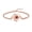 Rose Gold, variant on Crystal Heart Urn Cremation Jewelry Heart Urn Bracelet for Ashes for Women Cremation Link Memorial Ashes Bracelet