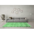 thumbnail image 3 of Ahgly Company Indoor Round Trellis Emerald Green Modern Area Rugs, 5' Round, 3 of 4