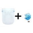 thumbnail image 2 of Careta Facial Protectora con 50 Cubrebocas Punta Belleza Careta Policarbonato, 2 of 2