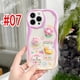 thumbnail image 1 of NY 07 Carcasa Completa Samsung Galaxy A54 A34 A24 A14 4G 5G A73 A72 A53 A52 A52S A33 A23 A13 A12 A32 A22 LTE A02 A02S A03S A03 A04 A04E M02 M22 M32 M12 Cute Cream Edge Flower Case, 1 of 4