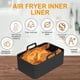 thumbnail image 2 of Air Fryer Silikonform, Rektangulär Silikonbehållare för Air Fryer, Silikonbricka för Air Fryer svart black, 2 of 5