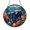 Acrylic 3.5 Inch, variant on Ocean Dugong Ocean Suncatcher Hanging Round Present Item Plaque Art
