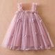 thumbnail image 2 of Vestido de hadas para niñas, de verano, con lentejuelas y estrellas, de malla, a la moda, para fiestas de cumpleaños y Navidad, ropa para niños de 2 a 10 años, 2 of 5