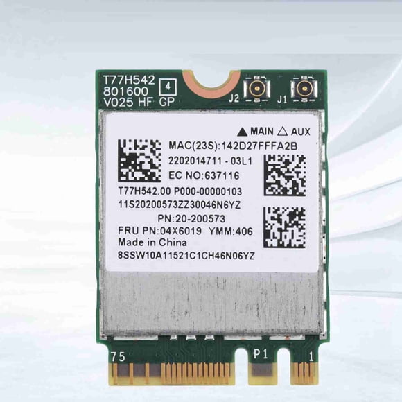Tarjeta Inalámbrica Para , Tarjeta WIFI De Doble Banda NGFF Para Para ThinkPad E450 E550 E450cE550c