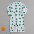 thumbnail image 2 of Baby Girl One Swimsuit Sunsuit with Full-Length Zipper UPF 50+ Sun Protection Infant Swimwear, 2 of 7