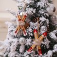 thumbnail image 4 of Wooden Sleigh  Tree Pendant Window Showcase Hanging Ornament Christmas Decor, 4 of 10