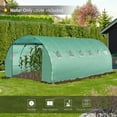 thumbnail image 5 of Outsunny 19.7' x 9.8' x 6.6' Greenhouse Cover Replacement, Green, 5 of 10