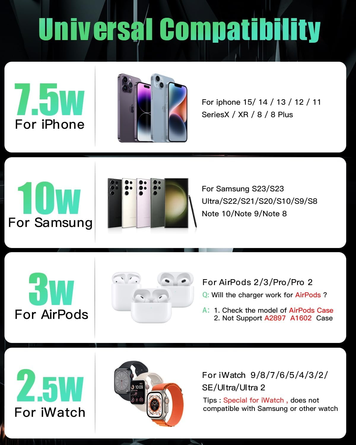 Wireless Charging Iphone X Wattage Iphone Note Wireless Charging