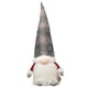 thumbnail image 1 of Gray Muñeco de peluche de gnomo de Navidad, decoración Adorable hecha a mano, Papá Noel de Navidad, 1 of 5