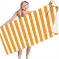 thumbnail image 6 of Utoimkio Microfiber Oversized Beach Towel 59"x29.5" Extra Large Thin Lightweight Sand Free Soft Bath Towels Travel Swim Yoga Gym Camping for Adults Women Men Beach Essentials Gift, 6 of 8