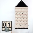 thumbnail image 4 of Pockets Canvas Navidad Adviento CalendarioNavidad Adviento Calendario Puerta de lona 24 bolsillos Caramelos Monedas Organizador Dormitorio Dormitorio Pocket Sundies Decoración de almacenamiento Inevent HA010051-00, 4 of 7