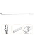 thumbnail image 2 of Lindbes Aluminum Curtain Pull Rod with Metal Snap - 21.8 inch Drapery Wand, 2 of 7
