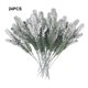 thumbnail image 4 of Toystoory 24 Uds. Tallos de pino de imitación, planta de tallos de pino de Norfolk de tacto real, árbol de flores de Navidad, decoración del verde con espuma 24PCS, 4 of 6