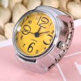 thumbnail image 3 of Mgaxyff Round RingWatch,8Colors Fashionable Women Men Quartz Analog Round Finger Ring Love Watch , Quartz Ring Watch, 3 of 5