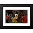 thumbnail image 2 of Ludwik Wiesiołowski 14x11 Black Modern Framed Museum Art Print Titled - Aleksander Sobieski on His Deathbed in Rome in 1714, 2 of 5
